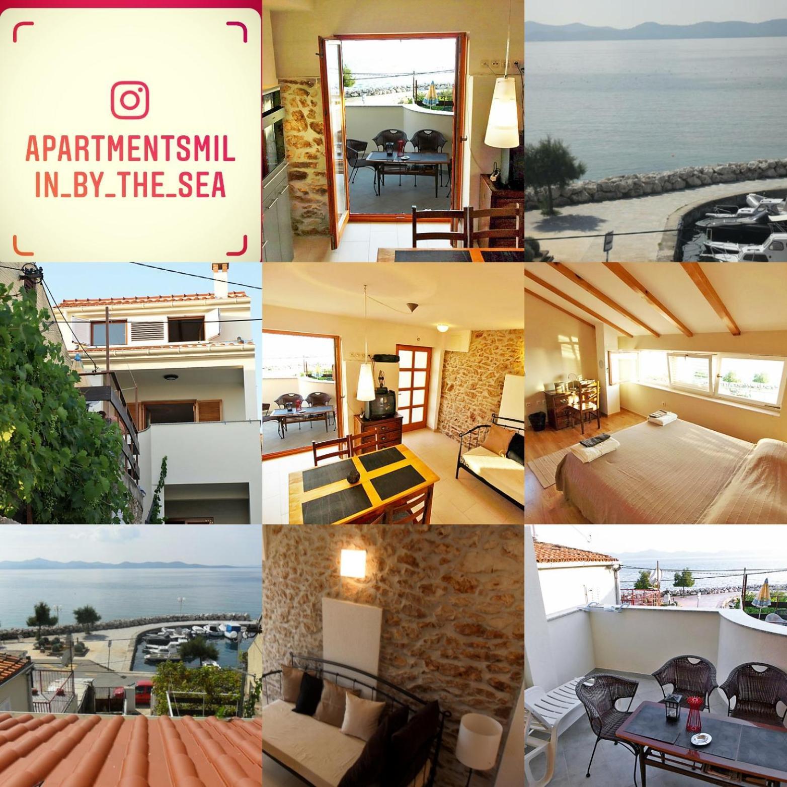 Apartment Milin By The Sea-Zadar-Diklo Exteriör bild